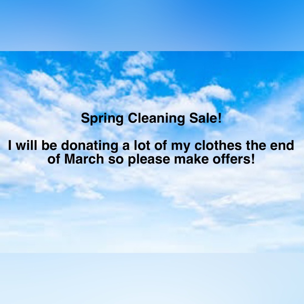 Spring cleaning sale! Accepting most offers! 💜
